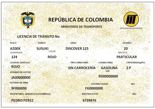 Licencia de transito