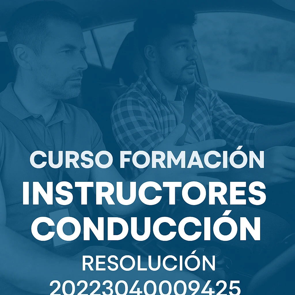 Curso formación instructores conducción resolución 20223040009425